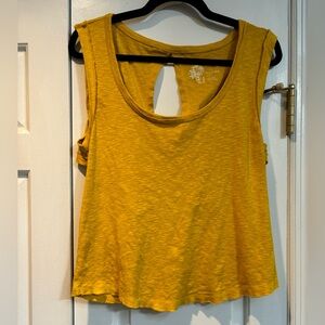 Pilcro Mustard Yellow Tank Top